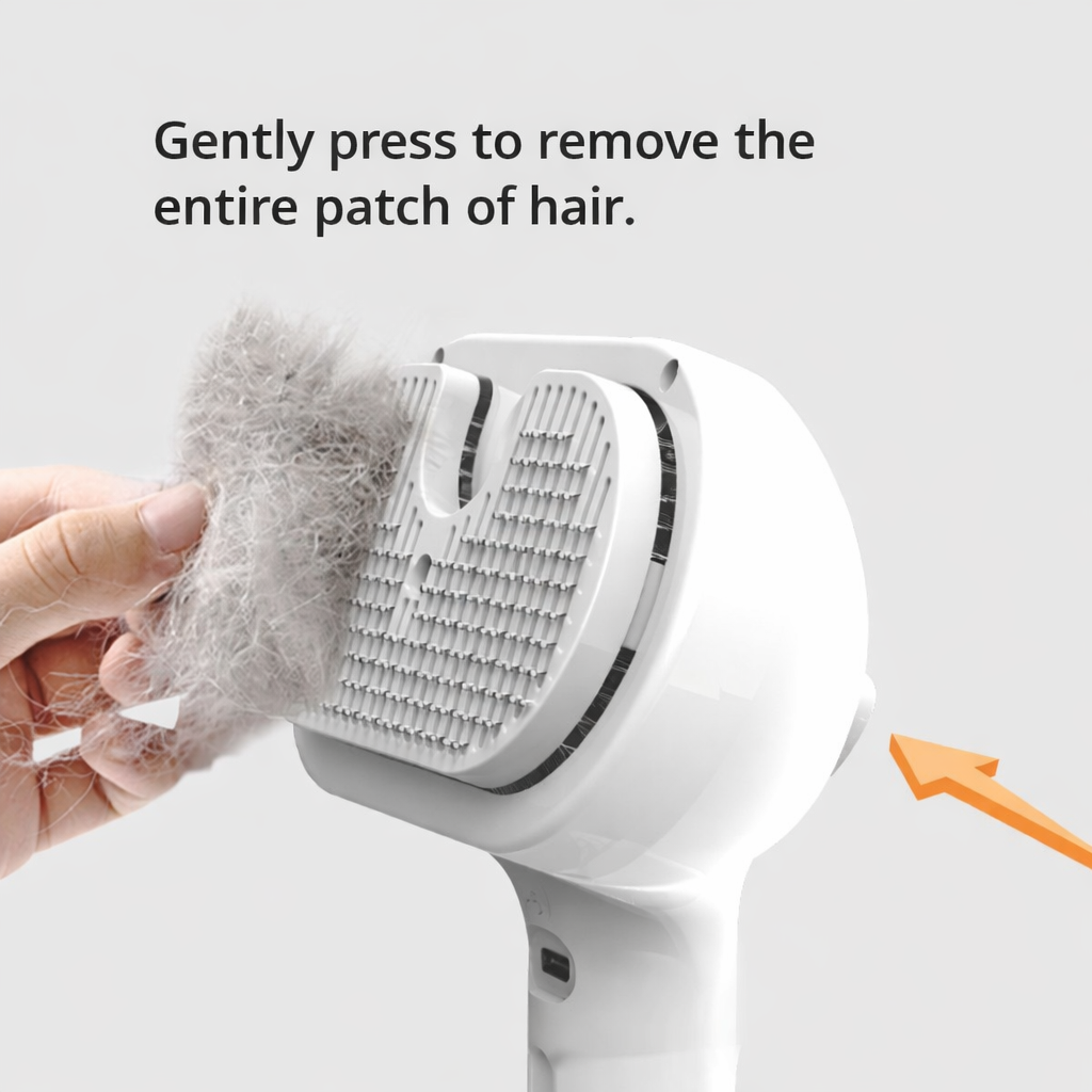 FurEase™ Spray Grooming Brush for Dogs & Cats