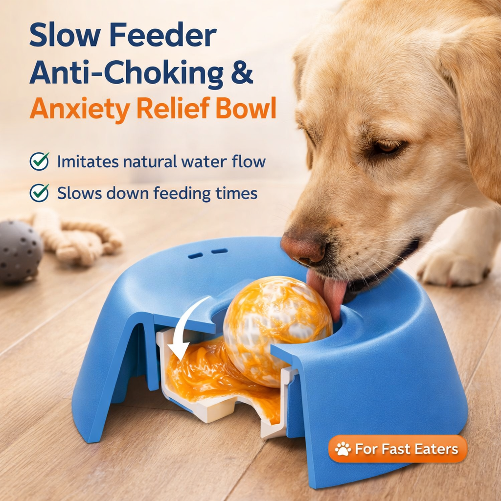 Slow Feeder Dog Lick Toy | Anti-Choking & Anxiety Relief Bowl