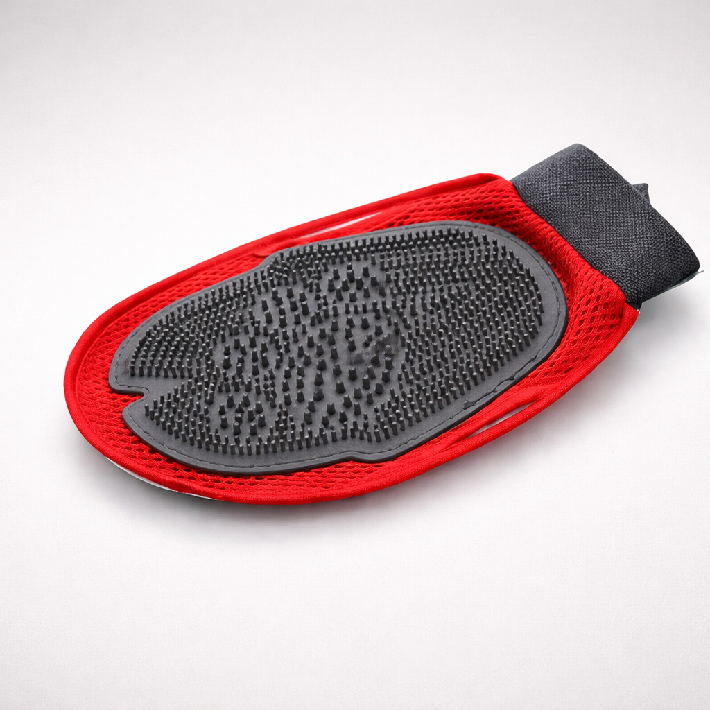 Pet Bathing & Grooming Glove | 2-in-1 Wash & Fur Removal Tool