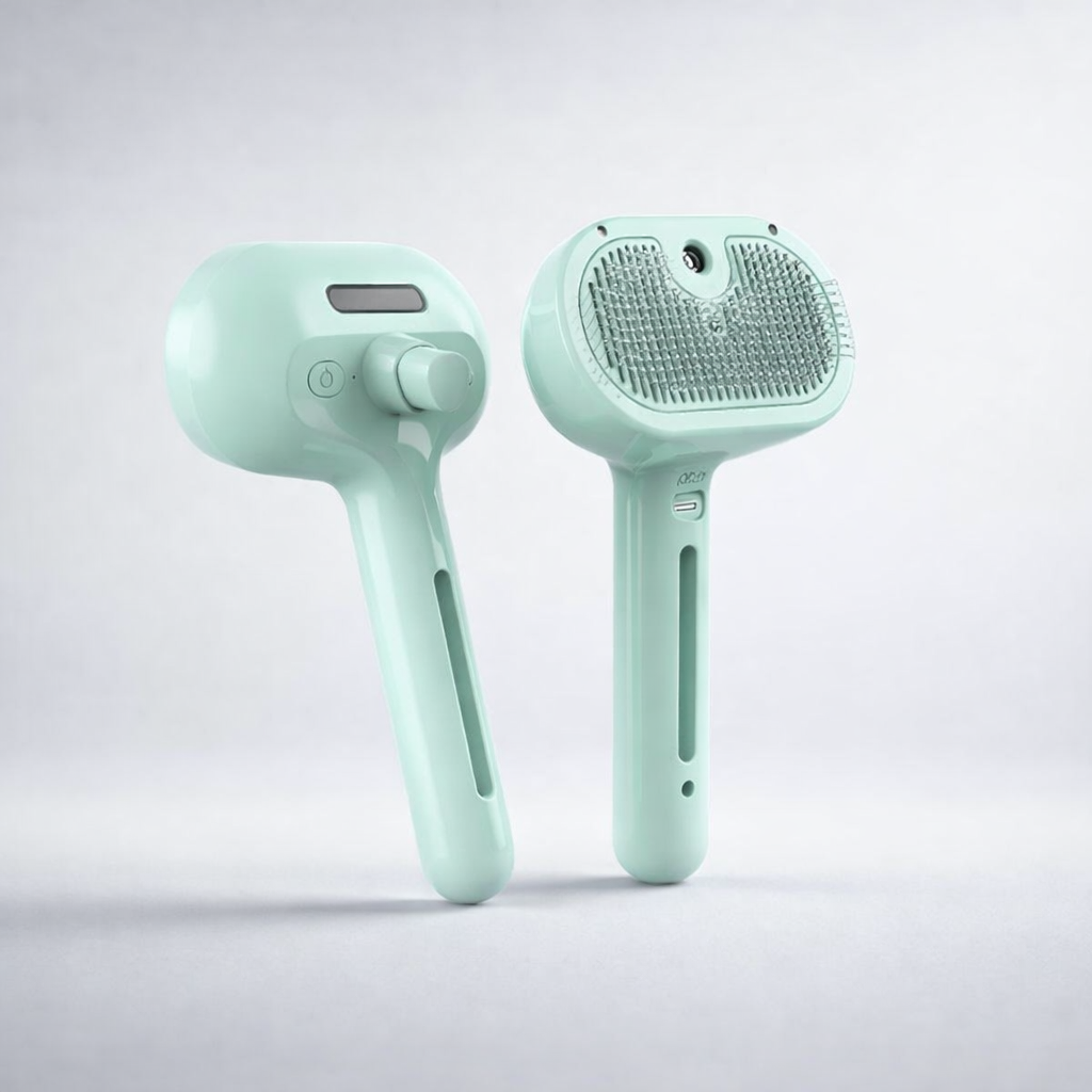 FurEase™ Spray Grooming Brush for Dogs & Cats