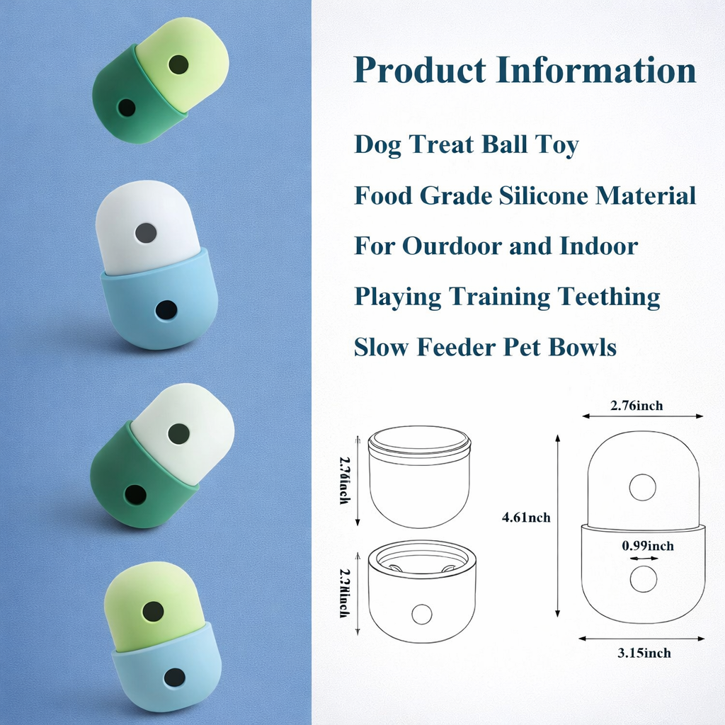 Interactive Treat Dispensing Dog Toy | Keeps Dogs Busy & Mentally Stimulated