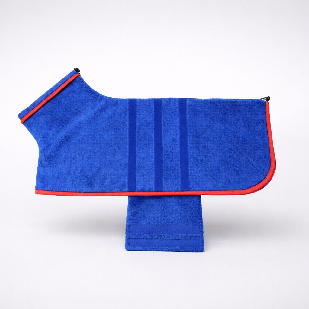 Quick-Dry Dog Bathrobe | Ultra-Absorbent Towel Coat for Small, Medium & Large Dogs