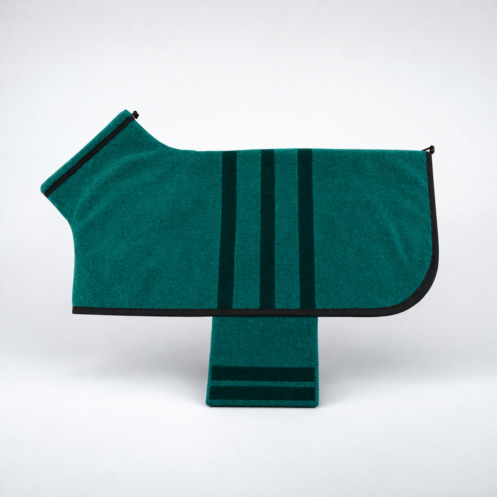 Quick-Dry Dog Bathrobe | Ultra-Absorbent Towel Coat for Small, Medium & Large Dogs