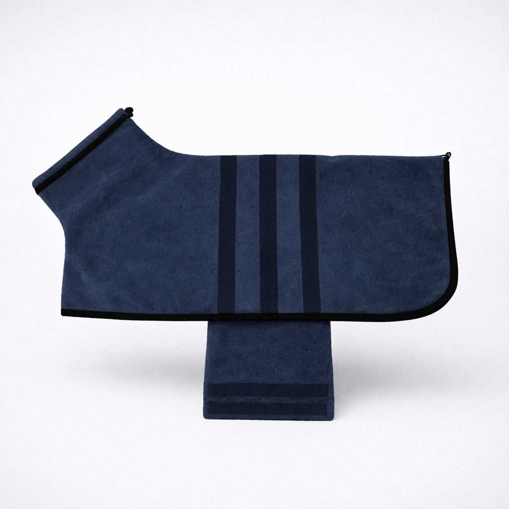 Quick-Dry Dog Bathrobe | Ultra-Absorbent Towel Coat for Small, Medium & Large Dogs